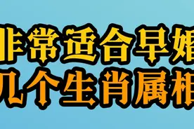 非常适合早婚的几个生肖属相，你能遇见一个都非常幸运啦视频封面