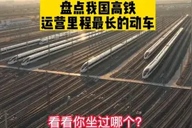 盘点我国高铁运营里程最长的动车，看看你坐过哪个？视频封面