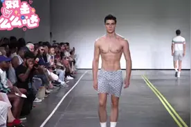 欧美时尚男模T台秀，男模的高质量颜值和身材让人目不转睛！视频封面