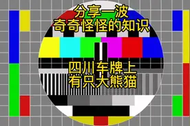 四川车牌子上有一只大熊猫（分享一波奇奇怪怪的知识250）视频封面