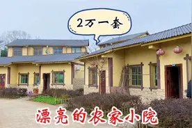 漂亮的农家小院，只要2万块一套，门口还有花园，你们看值不值？视频封面