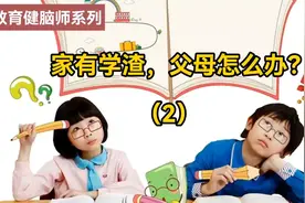 教育健脑师：家有学渣，父母怎么办？（2）视频封面