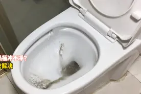马桶壁冲不干净怎么办？师傅教你用这种方法，能省不少钱视频封面