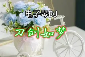 电视剧《倚天屠龙记》主题曲《刀剑如梦》电子琴DJ＃动态简谱视频封面
