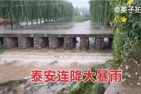 山东泰安连降大暴雨，下了三天三夜不停，河水积满玉米都涝了视频封面