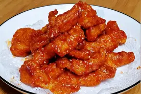 孩子超爱的鸡柳做法，酥香美味，酸甜可口，操作简单，次次都光盘视频封面