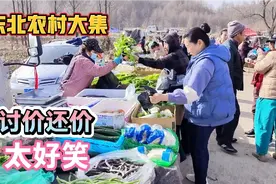 东北人赶集，说话自带喜感，逗的人哈哈笑，讲价方式都不一样视频封面
