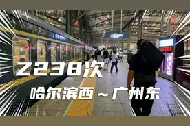 Z238次列车从哈尔滨西出发，跨越长春不停车，长驱直入抵达广州东视频封面