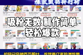 一分钟教你制作爆款数据排行榜
