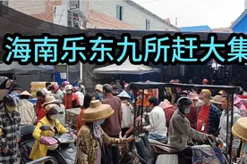 海南乐东九所赶大集，这里旅居生活成本低，带你去看看视频封面