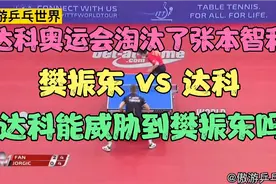 奥运中淘汰张本智和的达科水平怎么样？能威胁到樊振东吗？视频封面