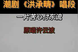 潮剧《洪承畴》一片苦心付东流，原唱许云波视频封面