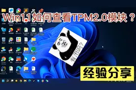 Win11如何查看TPM2.0模块？视频封面