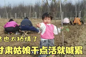 90后甘肃姑娘嫁山东，好不容易下地干点活，就喊腰疼，太矫情了视频封面