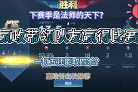嬴政新出装？ 54%输出18杀13.5评分结束比赛！嘘 快拿去上分吧！视频封面