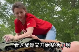 俄罗斯媳妇带我回农村老家春耕干农活视频封面