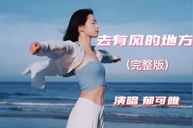 郁可唯原唱《去有风的地方》2023开年就火遍网络，遇见你温暖治愈视频封面