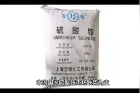 本周硫酸铵市场回顾视频封面
