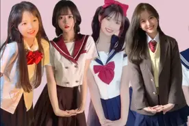 20位抖音女神李太白jk变装，网友:原来穿jk的女生也太可爱了视频封面