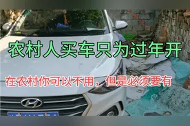 在农村买车只为过年开，车就像核武器，你可以不用，但是必须要有