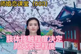 肢体接触程度决定男女亲密程度视频封面