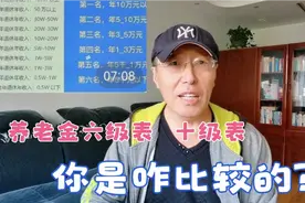 退休养老金六级表十级表出炉，引发中老年人热议，你在哪一档？视频封面