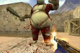 怀旧游戏 CS反恐精英v5极限版，可以在Dust2里玩大灾变模式的版本视频封面