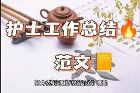 护士工作总结范文视频封面