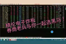 记录6.11，精伦电子尾盘炸板，券商老兵与你一起筛黑马！视频封面