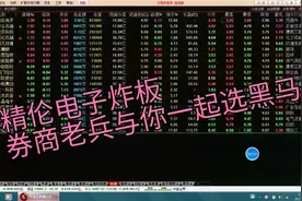 记录6.11，精伦电子尾盘炸板，券商老兵与你一起筛黑马！视频封面