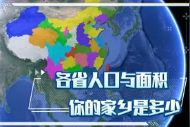 #全国人口普查 #中国  中国各省人口与面积，你的家乡是多少？视频封面