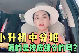 小学升初中后分班真的是按成绩分的吗？是不是越后面的班成绩越差视频封面