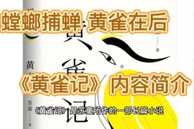 螳螂捕蝉，黄雀在后《黄雀记》内容简介视频封面