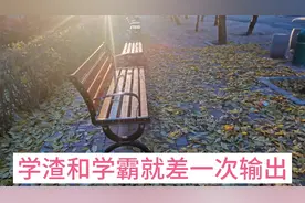 学渣和学霸的最大区别就是第一次输出，所以普遍假努力。视频封面