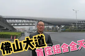 佛山大道：首座铝合金天桥，成了新网红打卡点！被佛山街坊点赞！视频封面