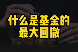 什么是基金的最大回撤？你了解最大回撤的作用吗？视频封面