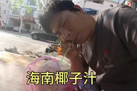 大东北来到大海南，长衣长裤气温反差大，椰子也不会吃 洋相百出视频封面