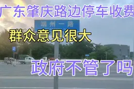 广东肇庆路边停车收费，群众意见很大，政府不管吗？