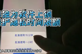 手机隐藏功能单独为软件上锁#防止别人借手机偷看隐私苹果手机视频封面