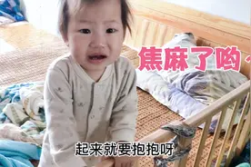 1岁萌宝为何哭闹不停?看全职宝妈如何带娃，又到底有多忙视频封面