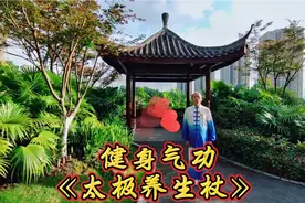 健身气功《太极养生杖》全套演示（含字幕口令）演练 醉心太极视频封面