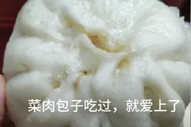 菜肉包子学会这样做比外面买的还好吃，我们一家人都爱上吃这包子视频封面