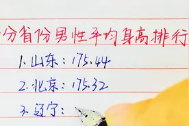 各省份男性平均身高排名。山东大汉真是高，最矮的是哪里呢？视频封面