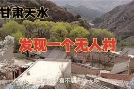 甘肃天水发现一个无人村，花开遍地，房屋完好，却空无一人视频封面