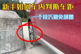 如何在车里准确判断车身安全距离，新手试试这个技巧避免刮蹭视频封面