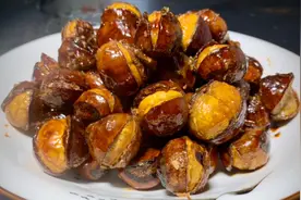 你再也不用去外面买糖炒板栗了，在家也能做出一样好吃的糖炒板栗视频封面