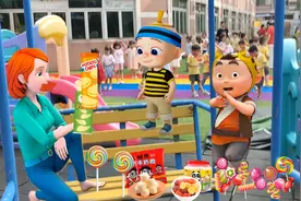 小朋友吃太多零食会变胖的喔