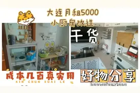 大连月租5000元屋的小厨房，宝妈用几百块改造，空间更大还实用视频封面