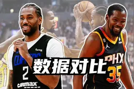 杜兰特和莱昂纳德的各项数据对比，太阳和快船首轮相遇绝对精彩视频封面