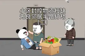 疫情当下！无良邻居打劫我物资，还殴打我，我报警把她们抓了视频封面